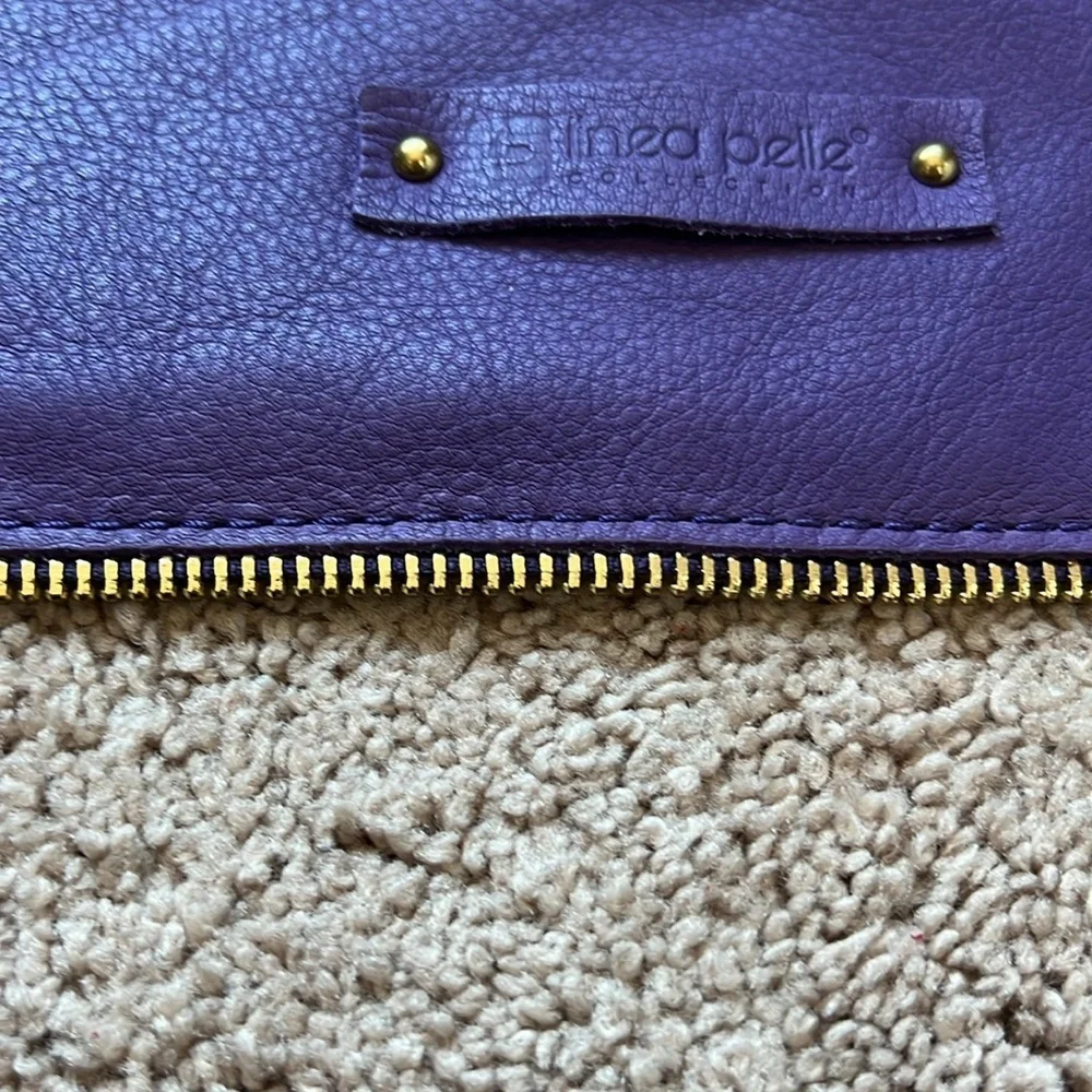 Linea Pelle Handmade Leather Wristlet purse